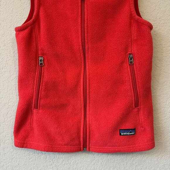 PATAGONIA SYNCHILLA W's Full-Zip Fleece Vest in Tomato (Pink) #25165 - Picture 3 of 9